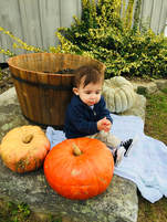 Child with Pumpkin